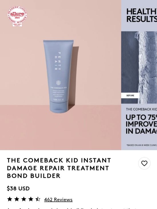 Fenty Beauty Other - Fenty Hair NWT The Comeback Kid Instant Damage Repair Treatment NIB NEW IN BOX